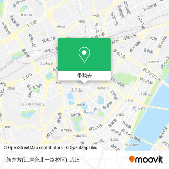 新东方(江岸台北一路校区)地图