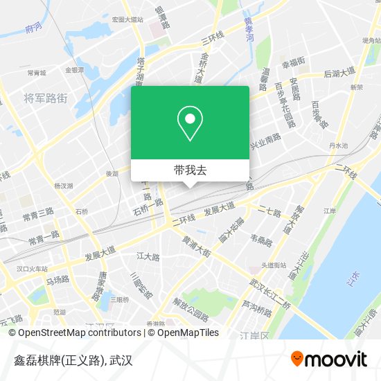 鑫磊棋牌(正义路)地图