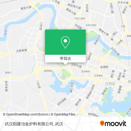 武汉阳建冶金炉料有限公司地图