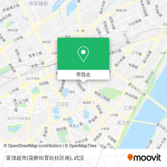 富强超市(花桥街育欣社区南)地图