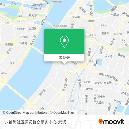 八铺街社区党员群众服务中心地图