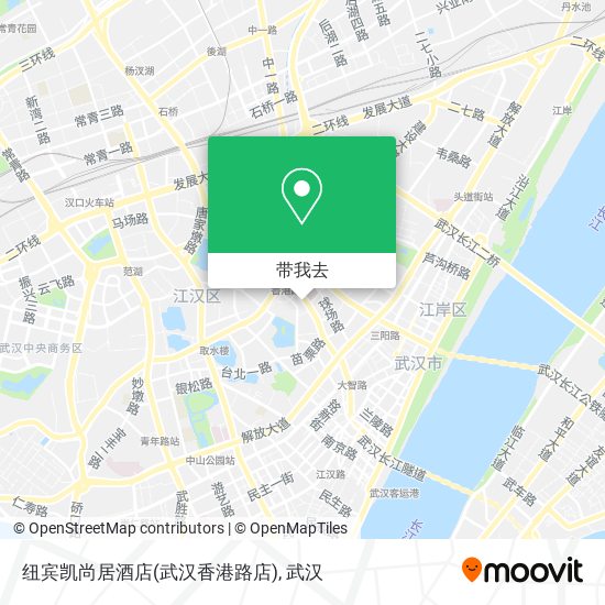 纽宾凯尚居酒店(武汉香港路店)地图
