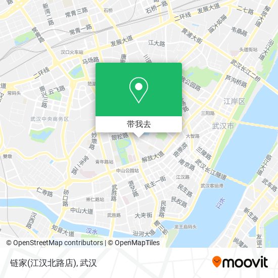 链家(江汉北路店)地图