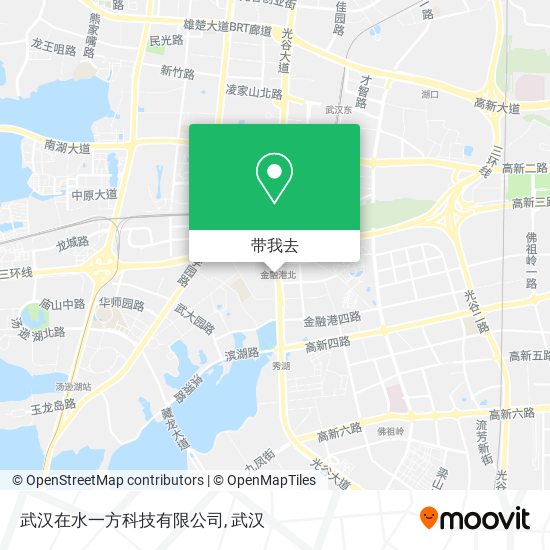 武汉在水一方科技有限公司地图