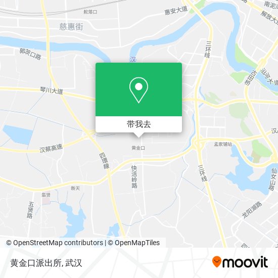 黄金口派出所地图