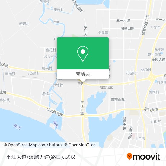 平江大道/汉施大道(路口)地图