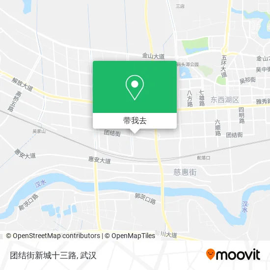 团结街新城十三路地图
