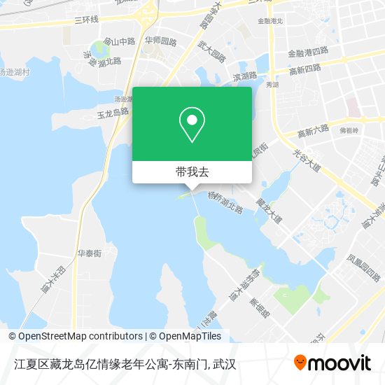 江夏区藏龙岛亿情缘老年公寓-东南门地图
