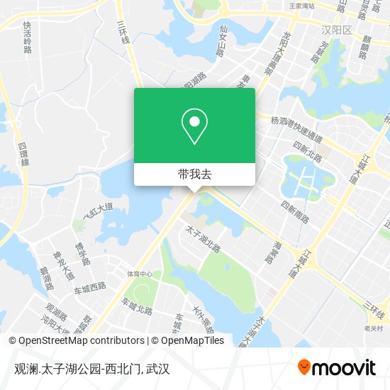 观澜.太子湖公园-西北门地图