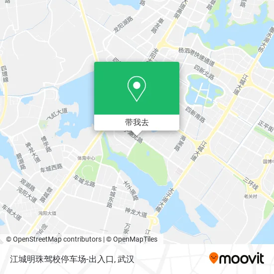 江城明珠驾校停车场-出入口地图