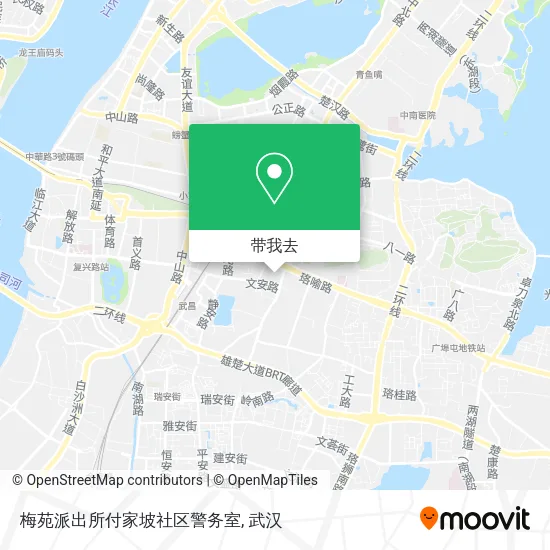梅苑派出所付家坡社区警务室地图