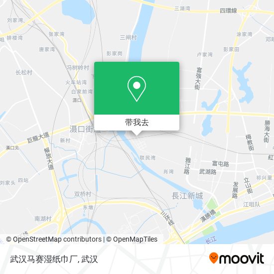 武汉马赛湿纸巾厂地图