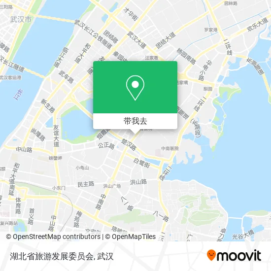 湖北省旅游发展委员会地图