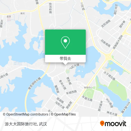 游大大国际旅行社地图