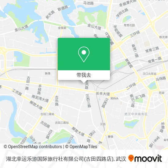 湖北幸运乐游国际旅行社有限公司(古田四路店)地图
