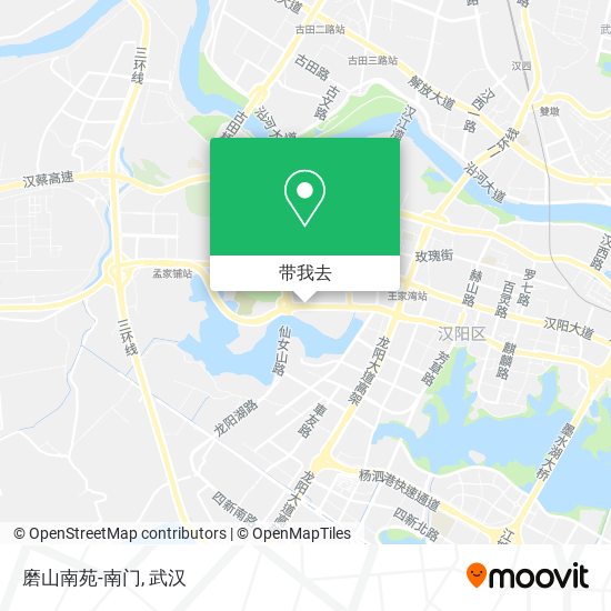磨山南苑-南门地图