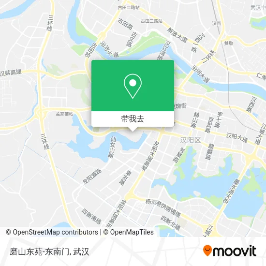 磨山东苑-东南门地图