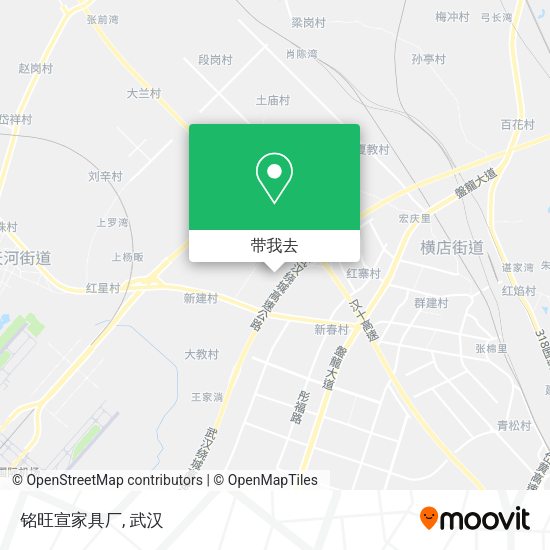 铭旺宣家具厂地图