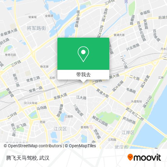 腾飞天马驾校地图