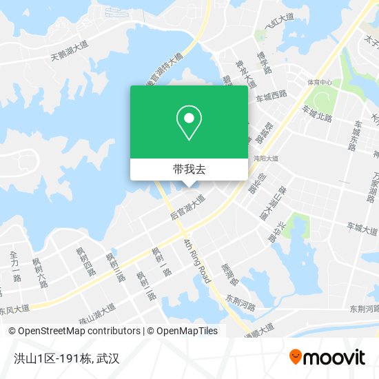 洪山1区-191栋地图