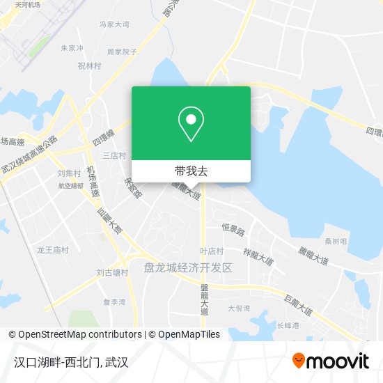 汉口湖畔-西北门地图