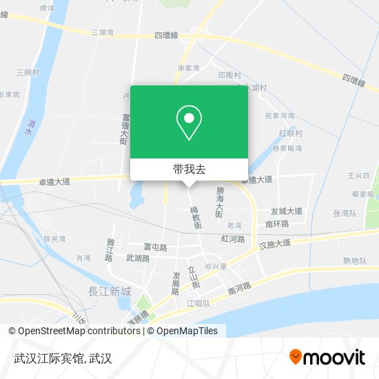 武汉江际宾馆地图