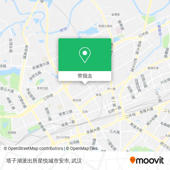 塔子湖派出所星悦城市安市地图