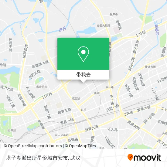 塔子湖派出所星悦城市安市地图