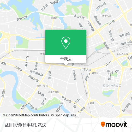 益目眼镜(长丰店)地图