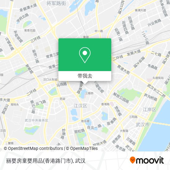 丽婴房童婴用品(香港路门市)地图