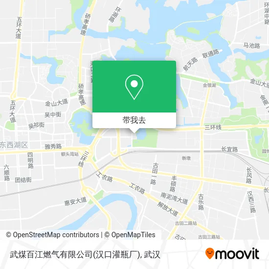 武煤百江燃气有限公司(汉口灌瓶厂)地图