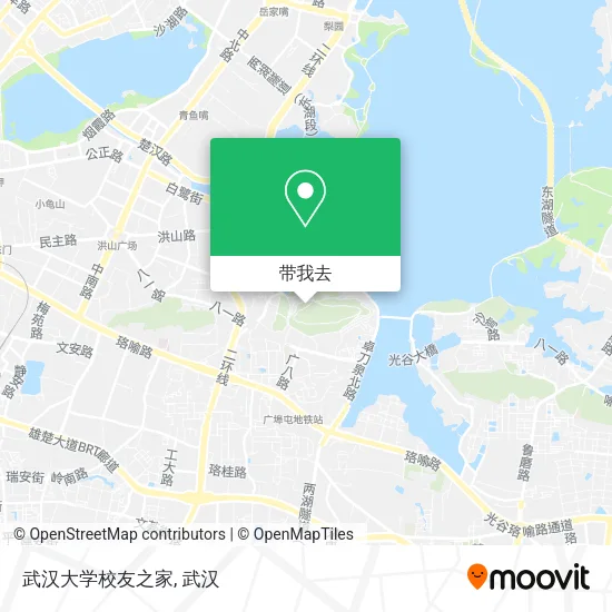 武汉大学校友之家地图