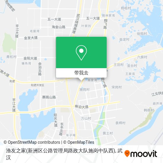 渔友之家(新洲区公路管理局路政大队施岗中队西)地图