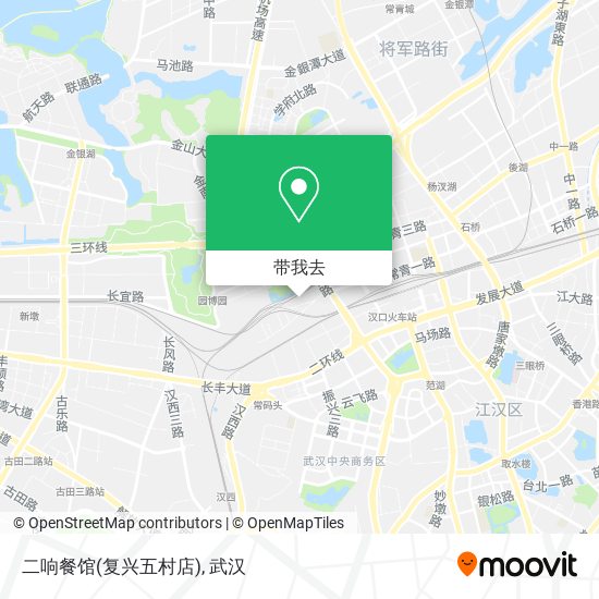 二响餐馆(复兴五村店)地图