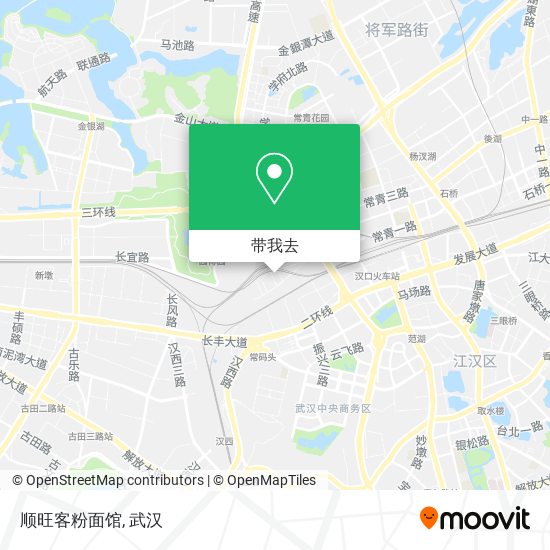 顺旺客粉面馆地图