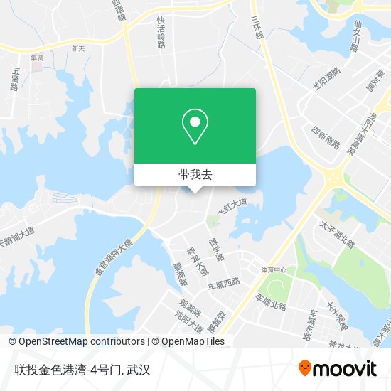 联投金色港湾-4号门地图