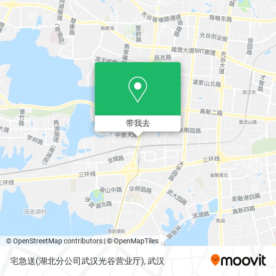 宅急送(湖北分公司武汉光谷营业厅)地图