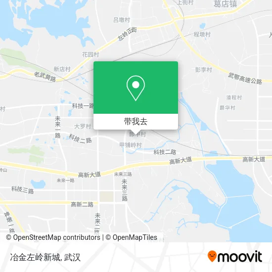 冶金左岭新城地图