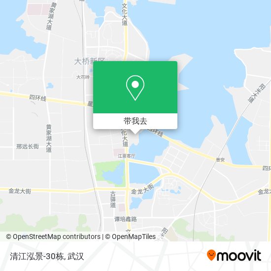 清江泓景-30栋地图