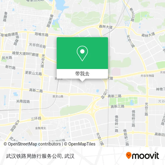 武汉铁路局旅行服务公司地图