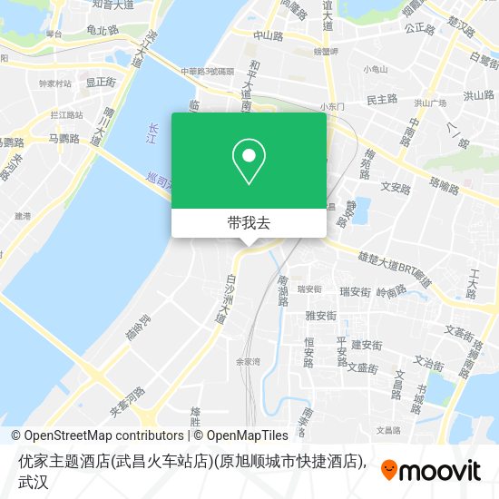 优家主题酒店(武昌火车站店)(原旭顺城市快捷酒店)地图