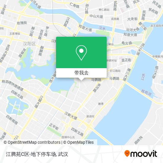 江腾苑C区-地下停车场地图