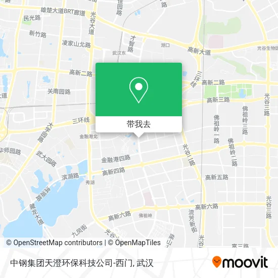 中钢集团天澄环保科技公司-西门地图