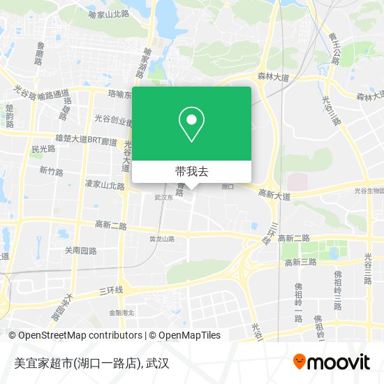 美宜家超市(湖口一路店)地图