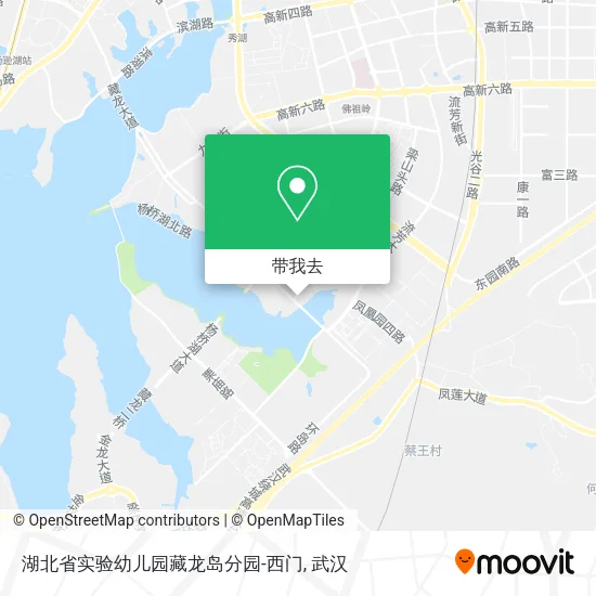 湖北省实验幼儿园藏龙岛分园-西门地图