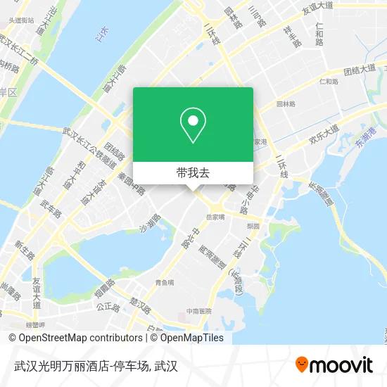 武汉光明万丽酒店-停车场地图