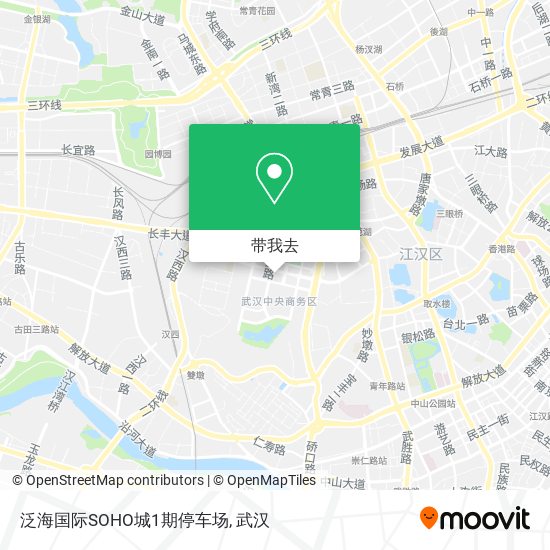 泛海国际SOHO城1期停车场地图