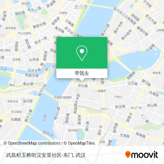 武昌积玉桥街汉安里社区-东门地图