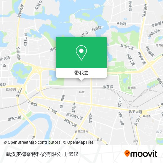武汉麦德奈特科贸有限公司地图