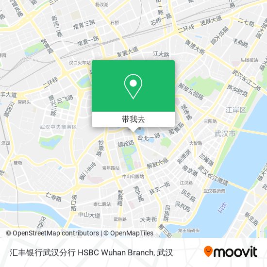 汇丰银行武汉分行 HSBC Wuhan Branch地图